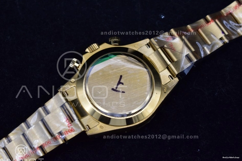 Daytona Diamonds on V Best 1:1 YG Edition 746 116508 QF Bracelet Dial Sporty Black SH4130 0808